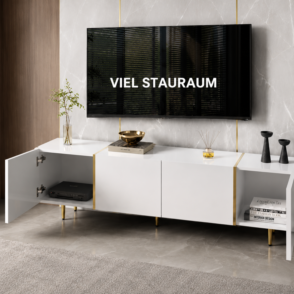 Modernes TV Lowboard inkl. Soft-Close
