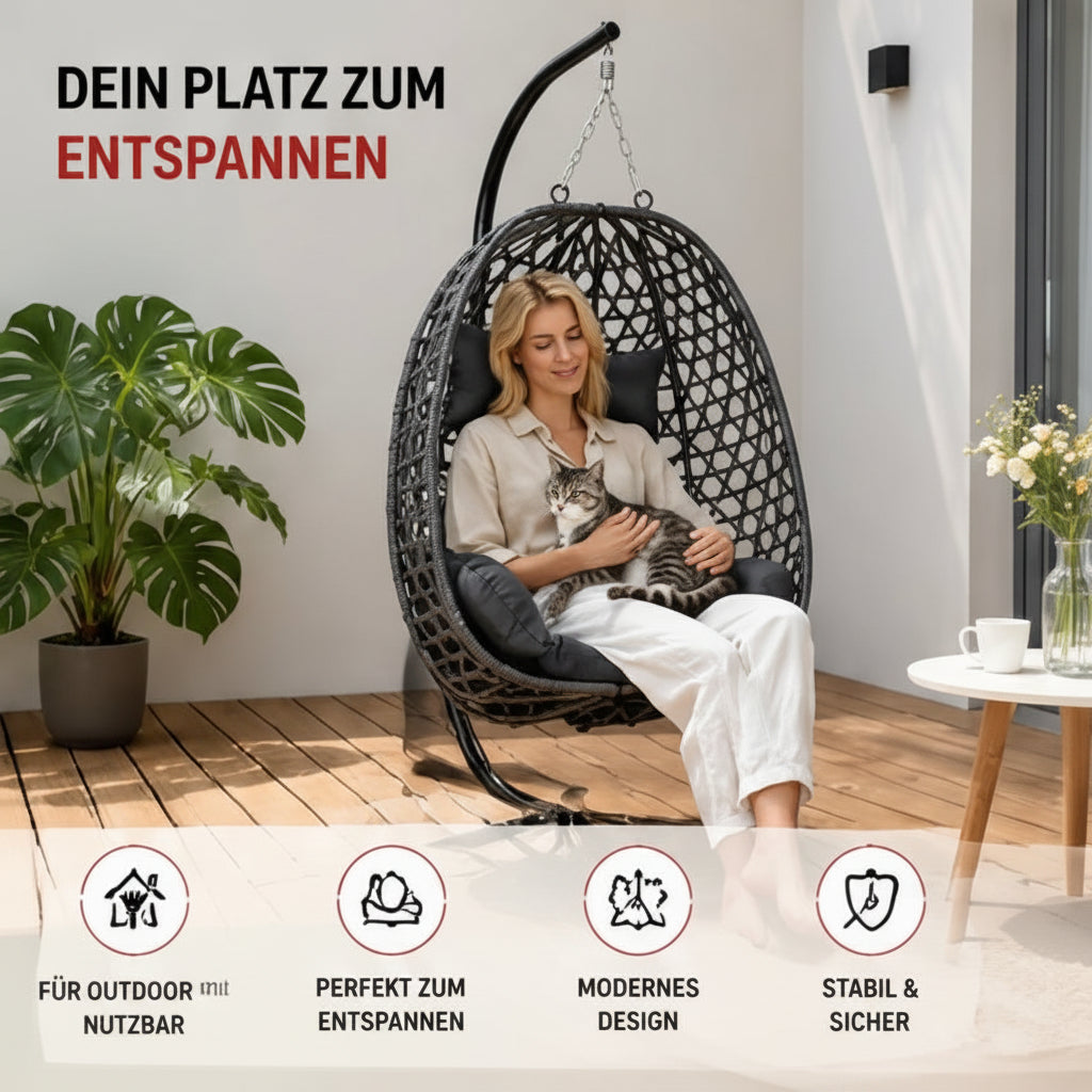 Luxury Hängessel mit Gestell