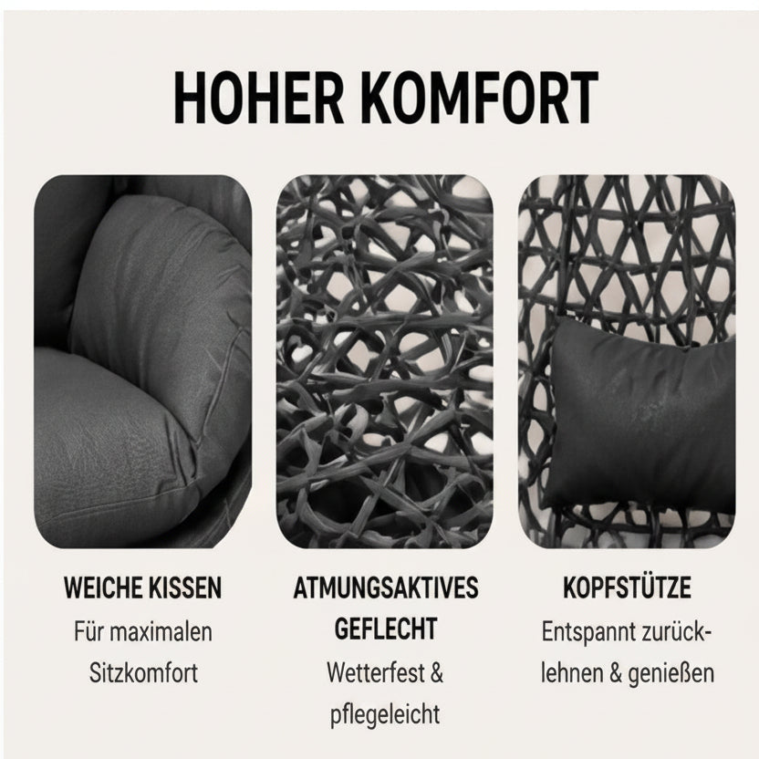 Luxury Hängessel mit Gestell