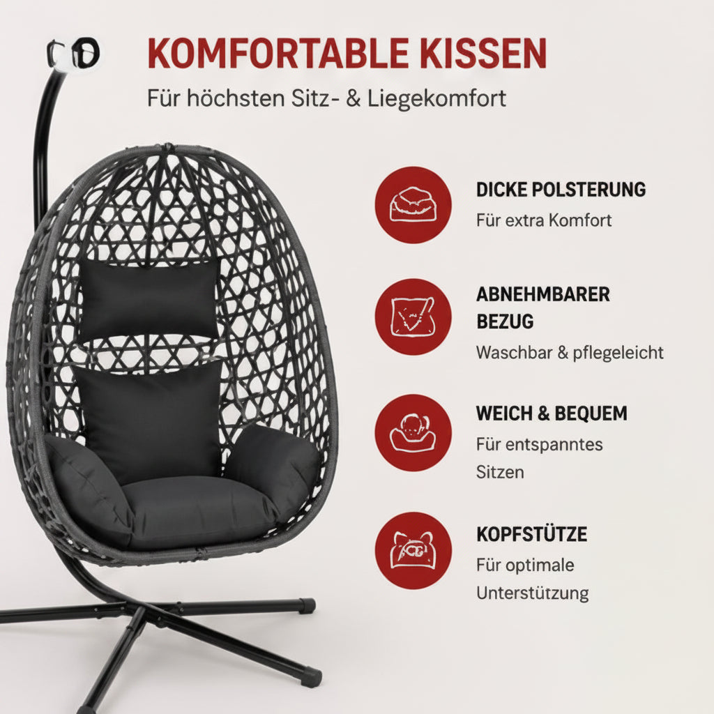 Luxury Hängessel mit Gestell