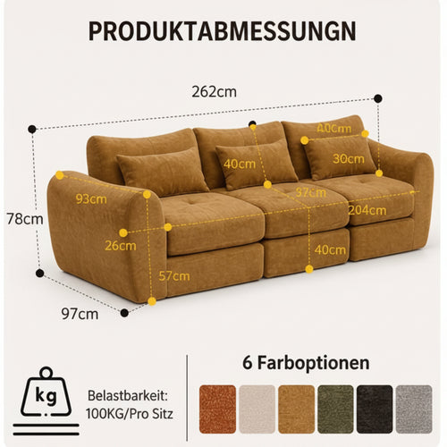 Chenille Designer Sofa
