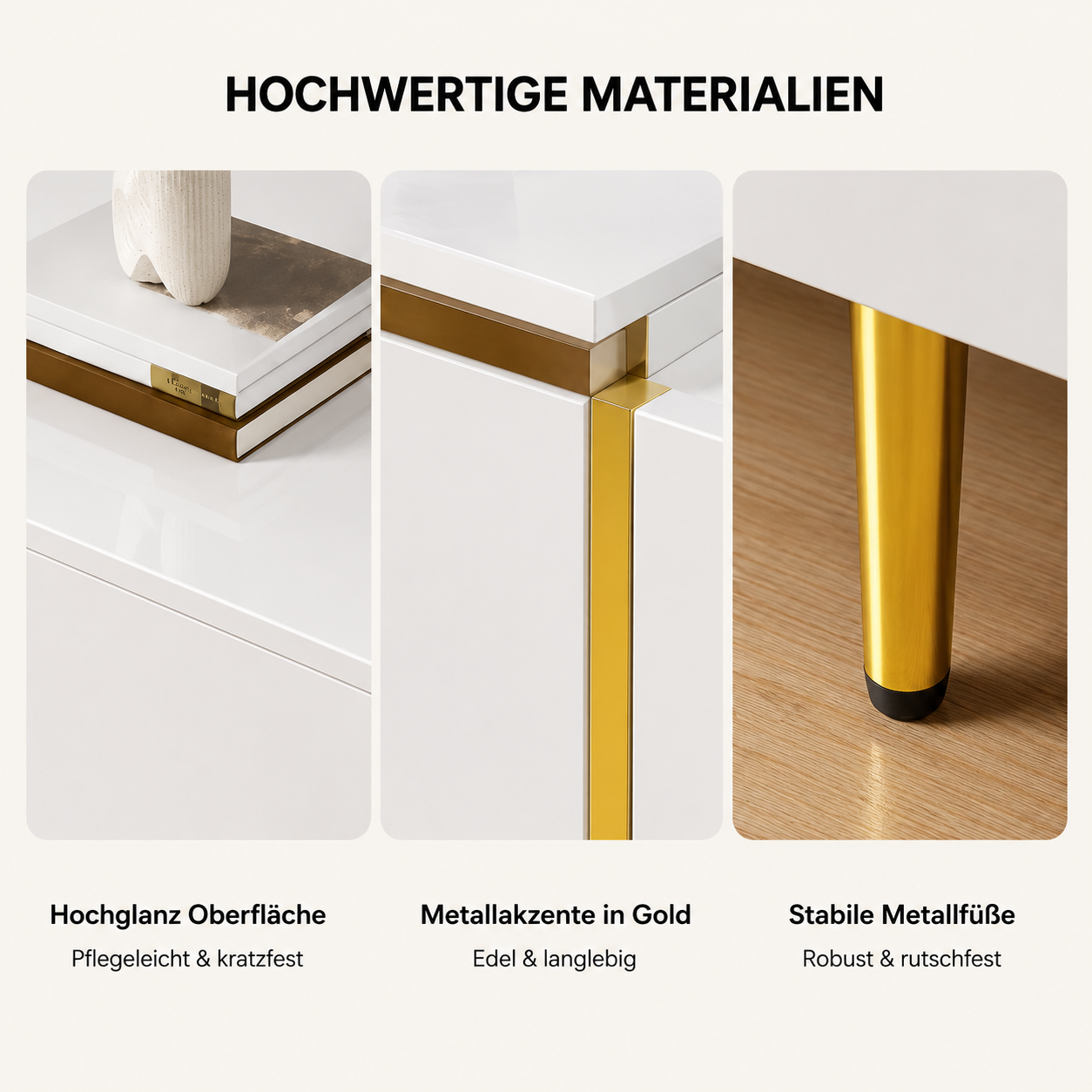 Modernes TV Lowboard inkl. Soft-Close