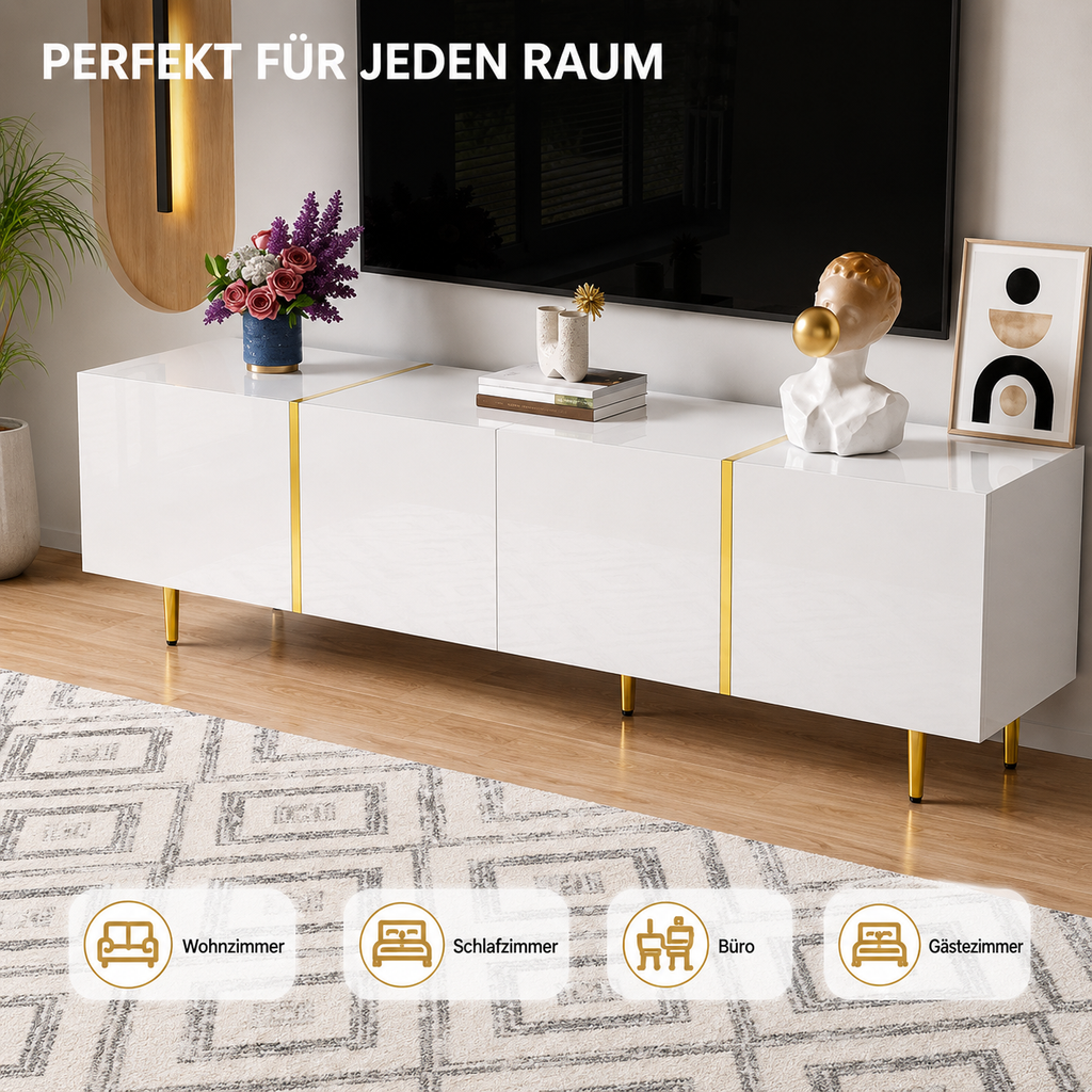 Modernes TV Lowboard inkl. Soft-Close