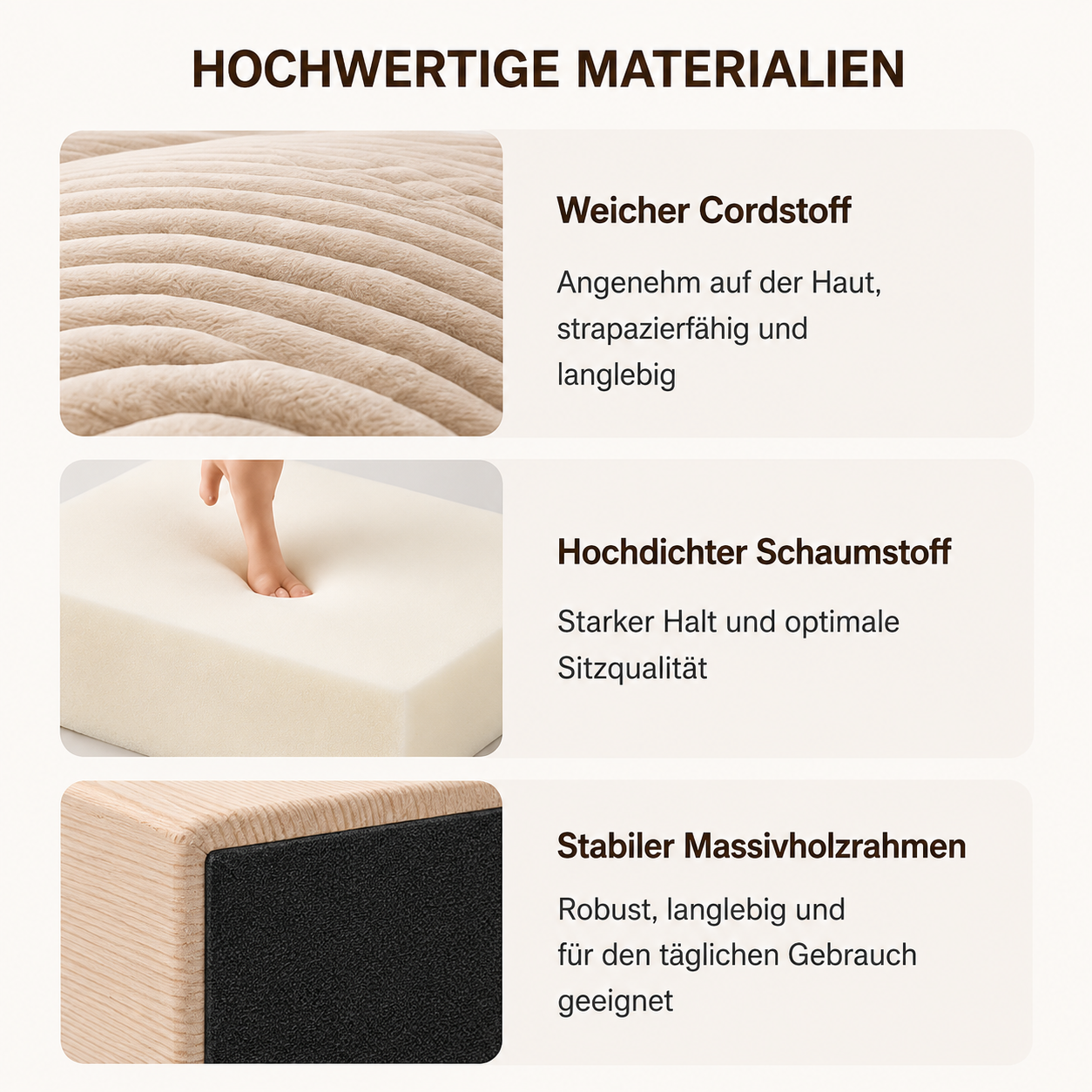 Lounge Cloud Sofa U-Form
