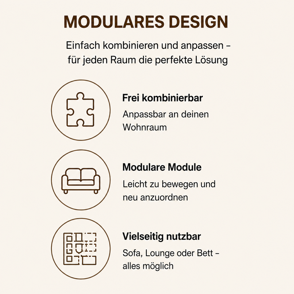 Lounge Cloud Sofa U-Form