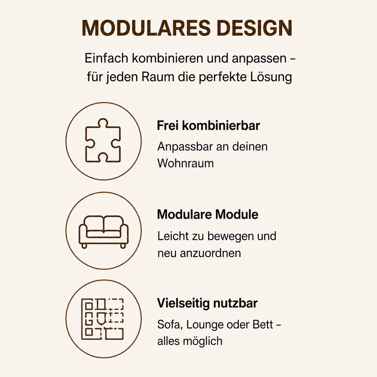 Lounge Cloud Sofa U-Form
