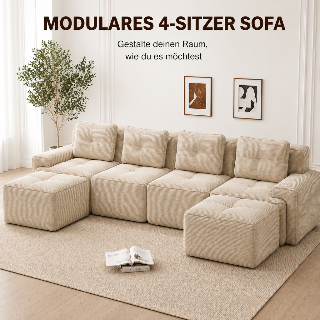 Lounge Cloud Sofa U-Form